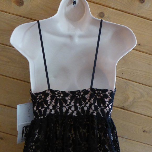 Jennifer Reale Design Nelly Lace Floral Cami Party Evening Dating Dress NWT 6 - Picture 7 of 9